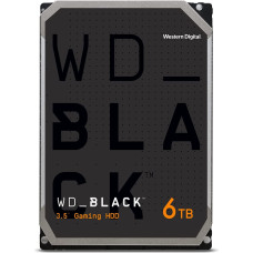 Western Digital HDD|WESTERN DIGITAL|Black|6TB|SATA|128 MB|7200 rpm|3,5