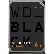 Western Digital HDD|WESTERN DIGITAL|Black|6TB|SATA|128 MB|7200 rpm|3,5