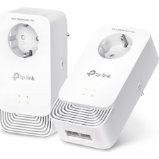 Tp-Link PG2400P KIT „PowerLine“ tinklo adapteris 1428 Mbit/ai Ethernet LAN jungtis Balta 2 vnt