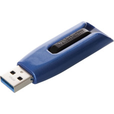 Verbatim Store 'n' Go V3 Max USB atmintukas 128 GB USB A tipo 3.2 Gen 1 (3.1 Gen 1) Juoda, Mėlyna