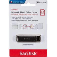 Sandisk iXpand Flash Drive Luxe 64GB TypC/Lig.SDIX70N-064G-GN6NN