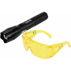 Yato LATARKA AKUMULATOROWA UV 1W + OKULARY