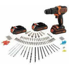 Black+Decker WKRĘTARKA UDAR. 18V BDCHD181B3A 3x1,5Ah +120 ACC