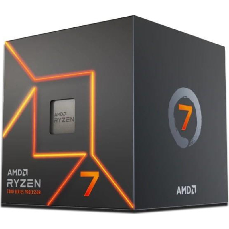 AMD CPU|AMD|Desktop|Ryzen 7|7700|Raphael AM5|3800 MHz|Cores 8|32MB|Socket SAM5|65 Watts|GPU Radeon|BOX|100-100000592BOX