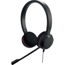 Jabra Evolve 20 MS Stereo Laisvų rankų įranga Vielinis Su lankeliu Biuras / skambučių centras USB A tipo Juoda