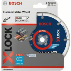 Bosch TARCZA DIAMENTOWA DO METALU 125mm X-LOCK