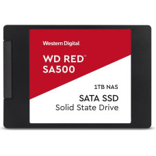 Western Digital SSD|WESTERN DIGITAL|Red SA500|1TB|SATA 3.0|Write speed 530 MBytes/sec|Read speed 560 MBytes/sec|2,5