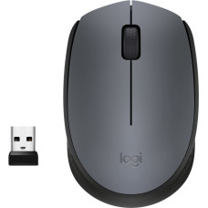 Logitech M170 Grey-K kompiuterio pelė Biuras Abiems rankoms Radijo dažnio belaidė Optinis 1000 DPI