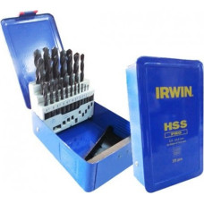 Irwin WIERTŁO METAL HSS DIN-338 KOMPLET 25szt. 1,0 - 13,0 mm co 0,5 mm