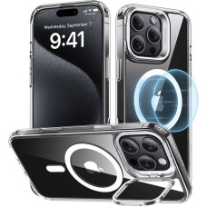 ESR Classic Hybrid (HaloLock) case with stand for iPhone 16 Pro Max (transparent)