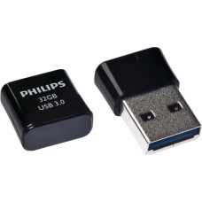 Philips FM32FD90B USB atmintukas 32 GB USB A tipo 3.2 Gen 1 (3.1 Gen 1) Juoda