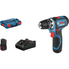 Bosch GSR 12V-15 FC Flex Professional 1300 RPM Beraktė 600 g Juoda, Mėlyna