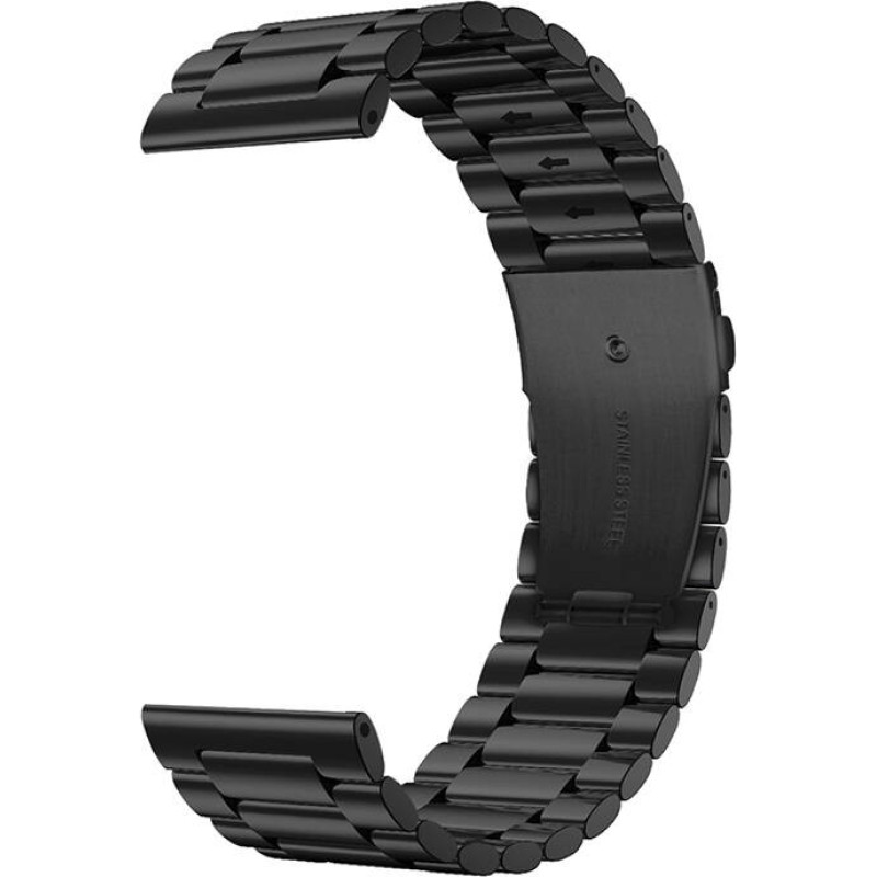 Colmi Stainless Steel Smartwatch Strap Black 22mm