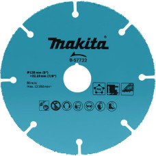 Makita TARCZA UNIWERSALNA 125x22,23mm SEGMENT PVC, P. GIPSOWE I MDF, EPOXY