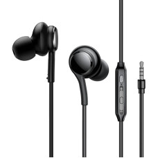 Joyroom Wired Earphones JR-EW02, Half in Ear (Black)