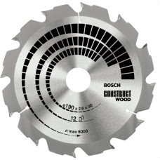 Bosch CONSTRUT WOOD HOLE pjūklo diskas 250x3.2x30x20z