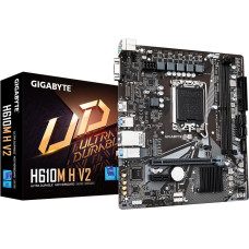 Gigabyte Mainboard|GIGABYTE|Intel H610|LGA1700|Micro-ATX|Memory DDR5|Memory slots 2|1xPCI-Express 3.0 1x|1xPCI-Express 4.0 16x|1xM.2|1x15pin D-sub|1xHDMI|4xUSB 2.0|2xUSB 3.2|1xPS/2|1xRJ45|3xAudio port|H610MHV21.0