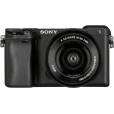 Sony α 6400 + SELP1650 MILC 24,2 MP CMOS 6000 x 4000 pikseliai Juoda