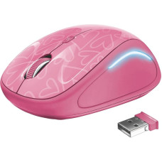 Trust MOUSE USB OPTICAL WRL YVI FX/PINK 22336 TRUST