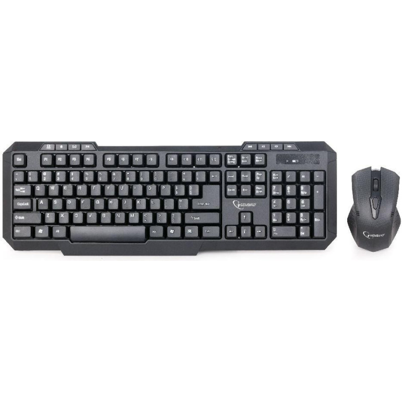 Gembird KEYBOARD +MOUSE WRL ENG/MULTIMEDIA KBS-WM-02 GEMBIRD