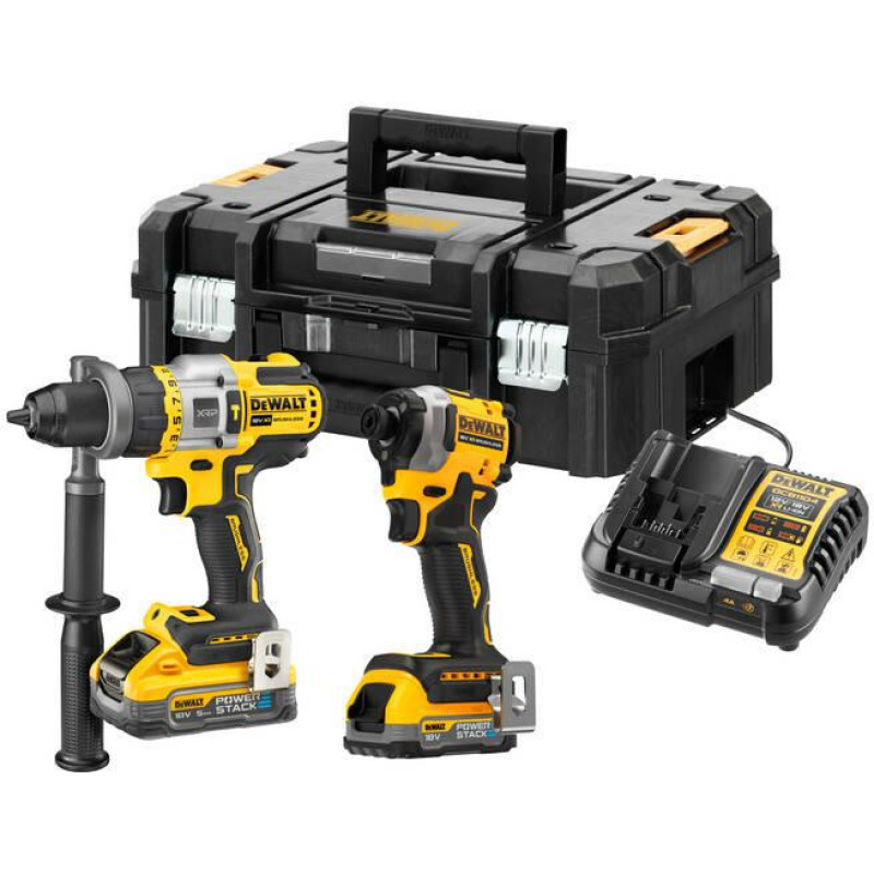 Dewalt .ZESTAW COMBO 18V DCK2052H1E1T (DCD999+DCF850) 1x5,0Ah 1x1,7Ah POWERSTACK TSTAK