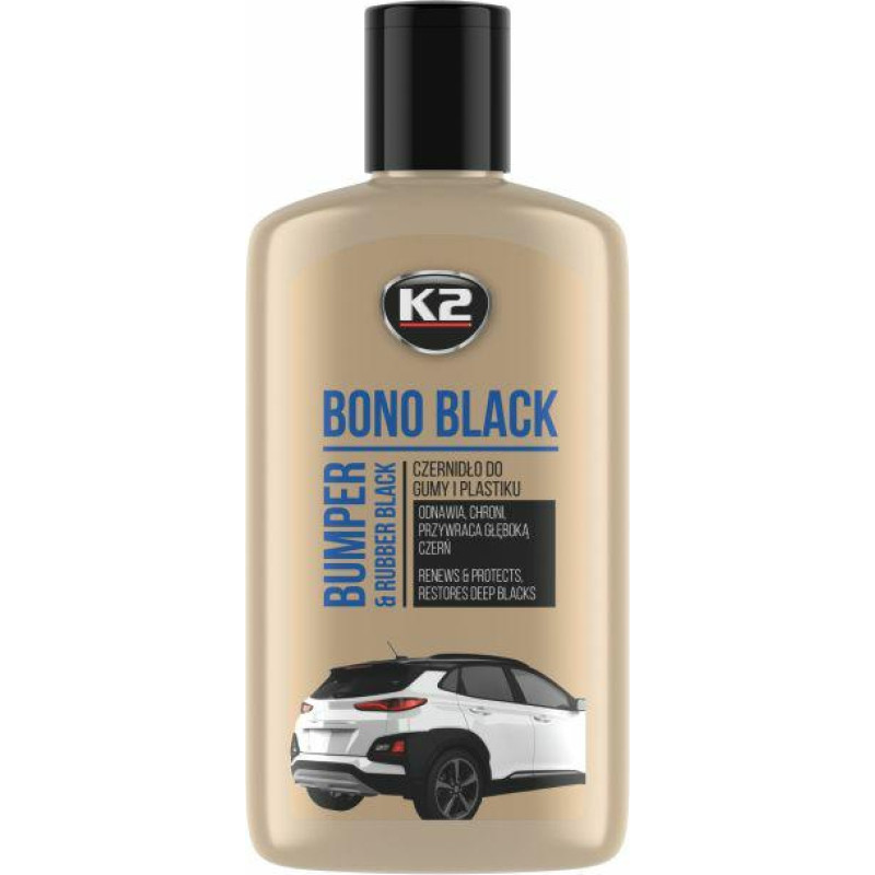 K2 CZERNIDŁO DO GUMY I PLASTIKU BONO BLACK 250ml