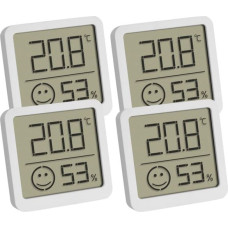 Tfa-Dostmann TFA 30.5053.02.04 4-Pack  white Digital Thermo Hygrometer