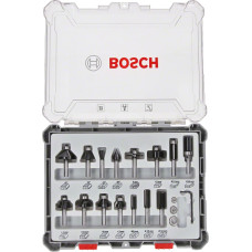 Bosch 2 607 017 471 frezerio priedas Frezos antgalių rinkinys 15 vnt