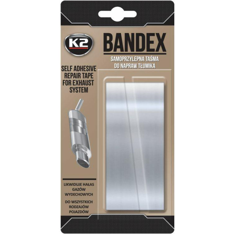 K2 SAMOPRZYLEPNY BANDAŻ DO TŁUMIKA. BANDEX 100CM