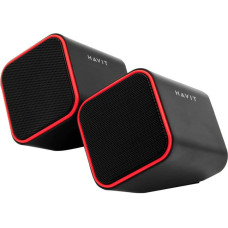 Havit HV-SK473-BR USB 2.0 speaker (Black-Red)