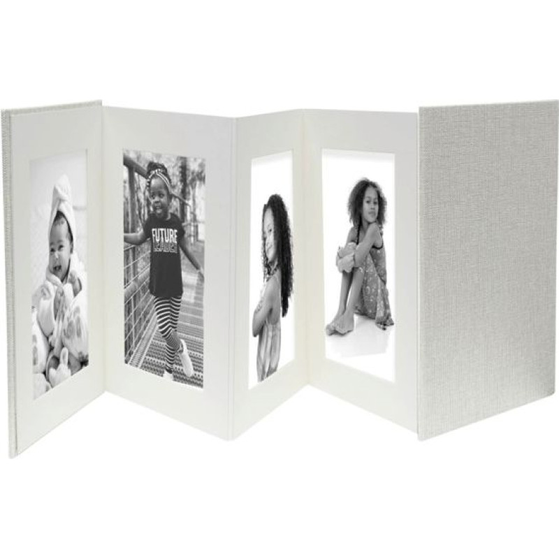 Deknudt Leporello grey   8x13x18 Linen, 8 Photos      A66DC7 8PH