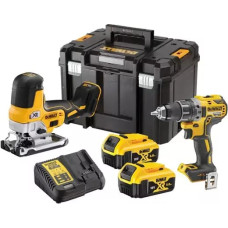 Dewalt ZESTAW COMBO 18V DCK298P2T (DCD791 + DCS335) 2x5,0Ah TSTAK