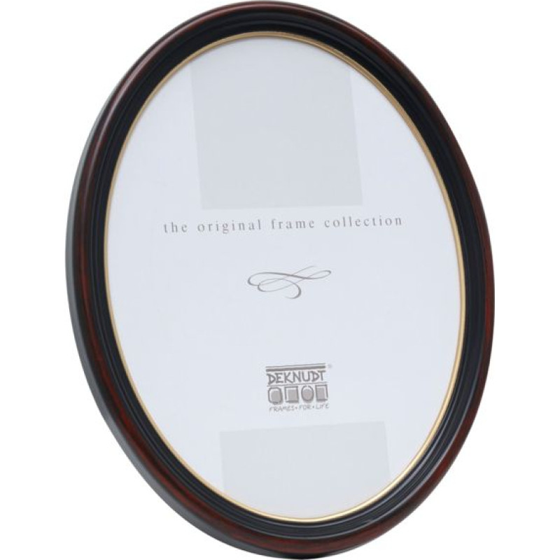 Deknudt S100F9 Oval Frame  13x18 Resin black-brown