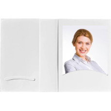 Daiber 1x100 Daiber portrait folders w. CD archieve, 10x15 white