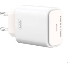 XO Wall Charger XO L90B, USB-C, PD 20W + QC 3.0 18W (White)