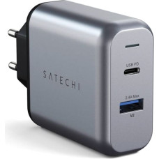 Satechi 30W Dual Port Wall Charger space gray