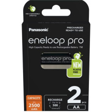 Eneloop 1x2 Panasonic Eneloop Pro Mignon 2500mAh AA Ni-MH    BK-3HCDE/2BE