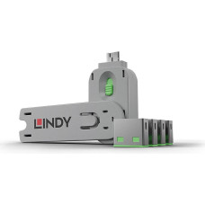 Lindy USB PORT BLOCKER 4PACK/GREEN 40451 LINDY