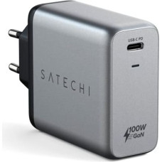 Satechi 100W USB-C PD GaN Wall Charger space gray