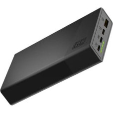 Green Cell Powerbank PowerPlay 20S 20000mAh 22,5W 3x USB-C 1x USB-A black