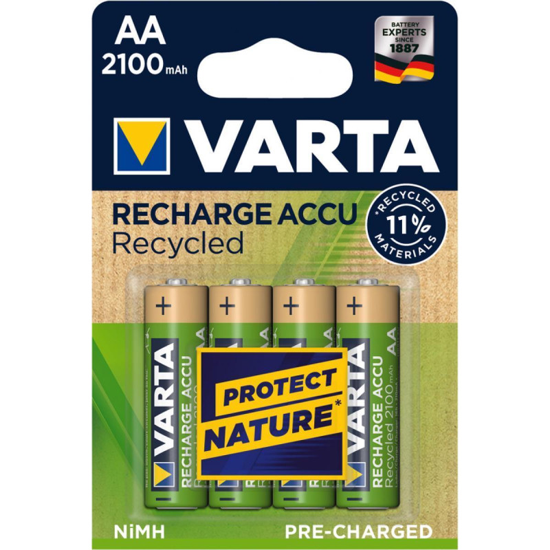 Varta Recycled AA 2100mAh Įkraunama baterija Nikelio-metalo hidridas (NiMH)