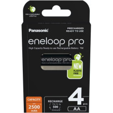 Eneloop 1x4 Panasonic Eneloop Pro Mignon 2500mAh AA Ni-MH    BK-3HCDE/4BE