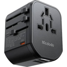 Mcdodo Universal wall charger Mcdodo EU/US/AU/UK CP-3471, PD 20W (black)