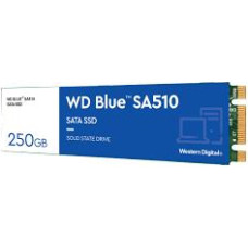 Western Digital SSD|WESTERN DIGITAL|Blue SA510|250GB|M.2|SATA 3.0|Write speed 440 MBytes/sec|Read speed 555 MBytes/sec|2.38mm|TBW 100 TB|MTBF 1750000 hours|WDS250G3B0B