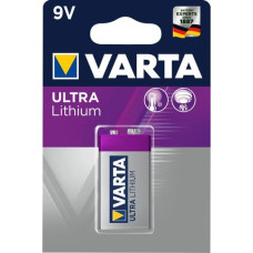 Varta 10x1 Varta Ultra Lithium 6LR61 9V-Block     PU Inner Box