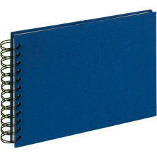 Walther Cloth blue         23x17 40Page Wire-O-Album Cloth SA509L