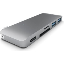 Satechi Type-C USB Passthrough Hub space gray