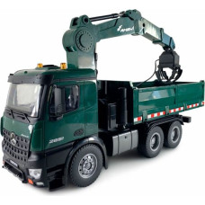 Amewi Mercedes-Benz Arocs Licens Crane Truck w. Tipper RTR green