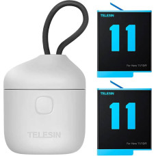 Telesin 3-slot waterproof charger Telesin Allin box + 2 batteries for GoPro Hero 12 / 11 / 10 / 9