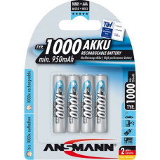 Ansmann 1x4 Ansmann NiMH rech. battery 1000 Micro AAA 950 mAh